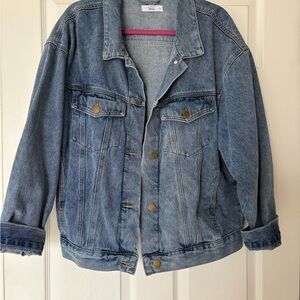 Oversized Denim Jean Jacket